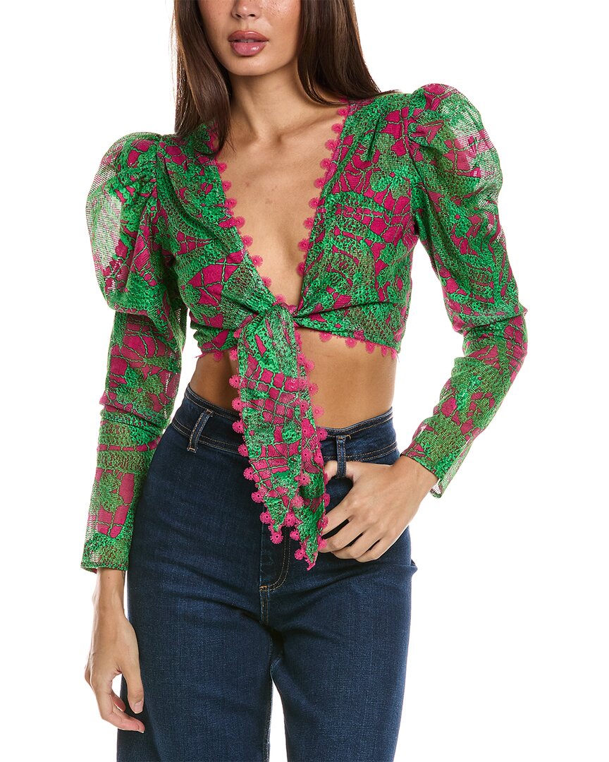 Укороченный топ Hemant & Nandita, зеленый
Укороченный топ Hemant & Nandita, зеленый