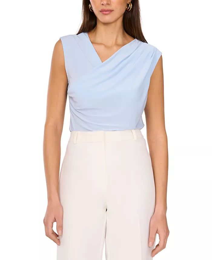 Женский топ с драпировкой и перекрещивающимся вырезом Vince Camuto, синий
Женский топ с драпировкой и перекрещивающимся вырезом Vince Camuto, синий