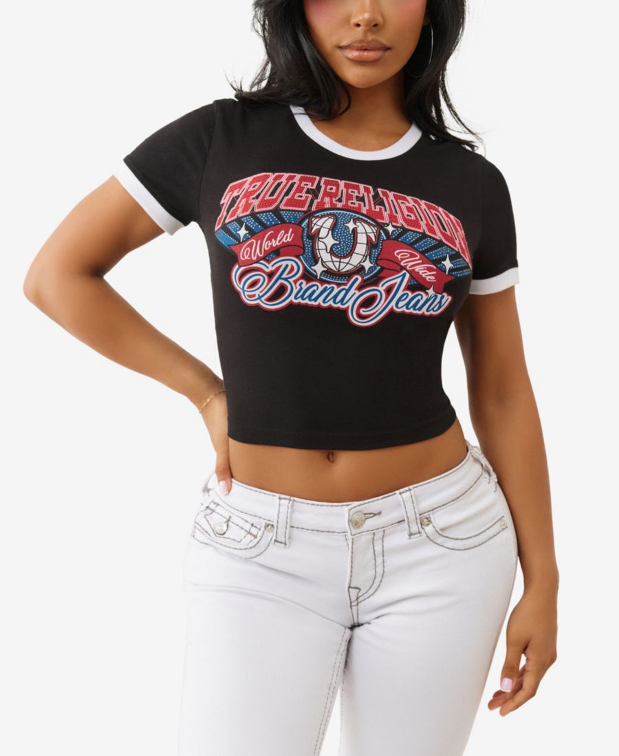Женская футболка с контрастной отделкой и круглым вырезом True Religion, Black, White, Белый, Женская футболка с контрастной отделкой и круглым вырезом True Religion, Black, White
Женская футболка с контрастной отделкой и круглым вырезом True Religion, Black, White, Белый, Женская футболка с контрастной отделкой и круглым вырезом True Religion, Black, White