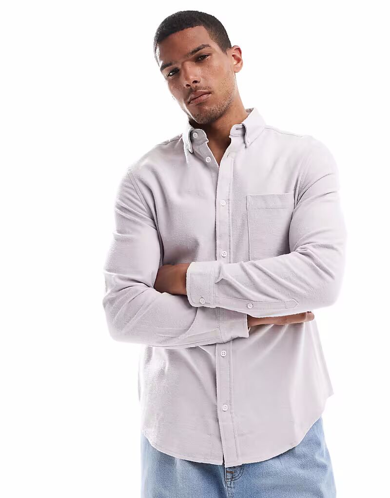 Рубашка оксфорд из матового хлопка фиолетового цвета Asos Design
Рубашка оксфорд из матового хлопка фиолетового цвета Asos Design