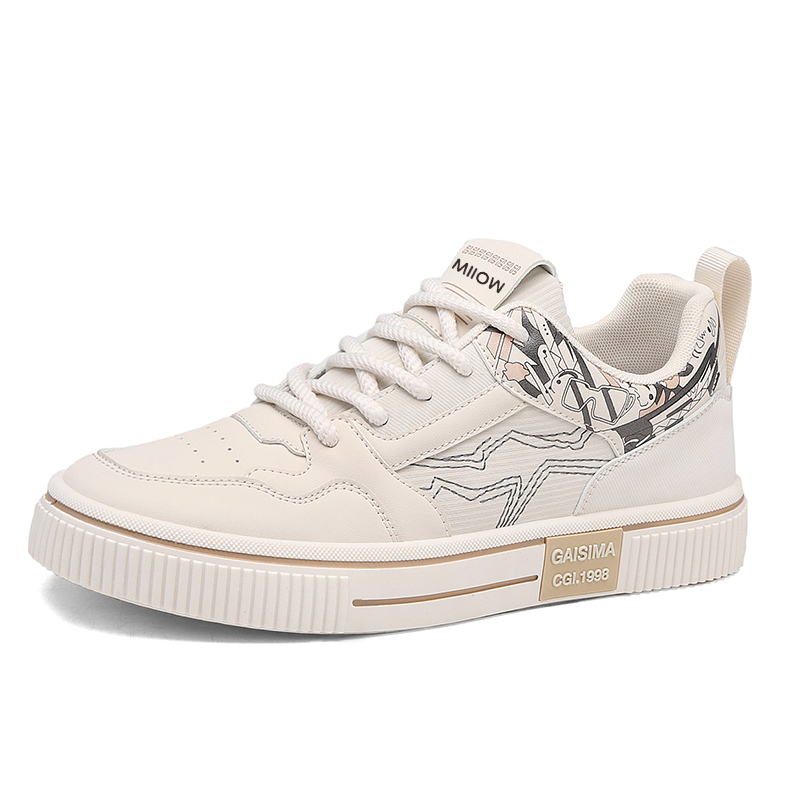 MIIOW Антискользящие износостойкие низкие скейтерские кеды мужские бежевые, цвет Beige
MIIOW Антискользящие износостойкие низкие скейтерские кеды мужские бежевые, цвет Beige