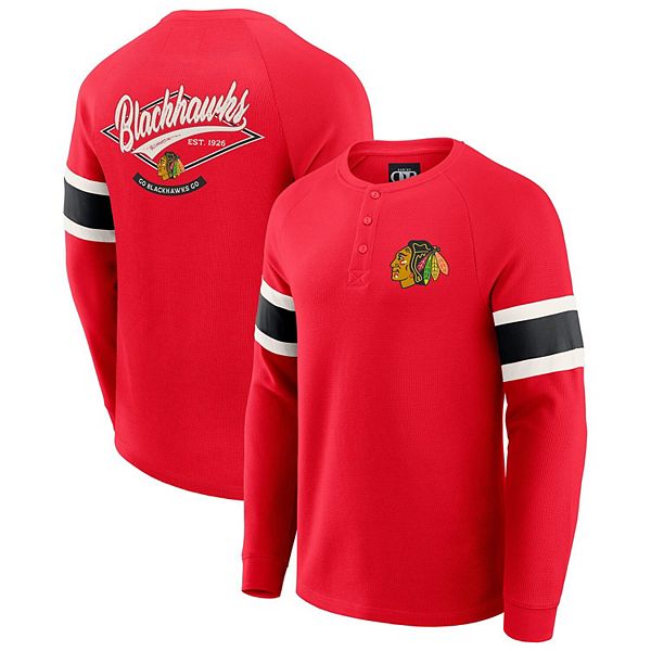Мужская красная футболка henley с длинным рукавом raglan chicago blackhawks waffle-knit Darius Rucker Collection By Fanatics
Мужская красная футболка henley с длинным рукавом raglan chicago blackhawks waffle-knit Darius Rucker Collection By Fanatics