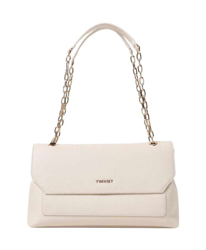 Сумка через плечо, украшенная бисером Twinset, бежевый
Сумка через плечо, украшенная бисером Twinset, бежевый