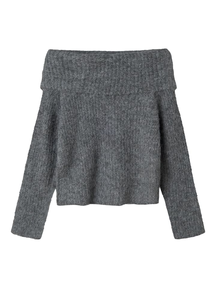 Темно-серый меланжевый вязаный свитер name it
Темно-серый меланжевый вязаный свитер name it