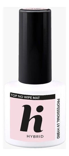 Для гибридного лака для ногтей, 5 мл Hi Hybrid, Top No Wipe Matt 
Для гибридного лака для ногтей, 5 мл Hi Hybrid, Top No Wipe Matt