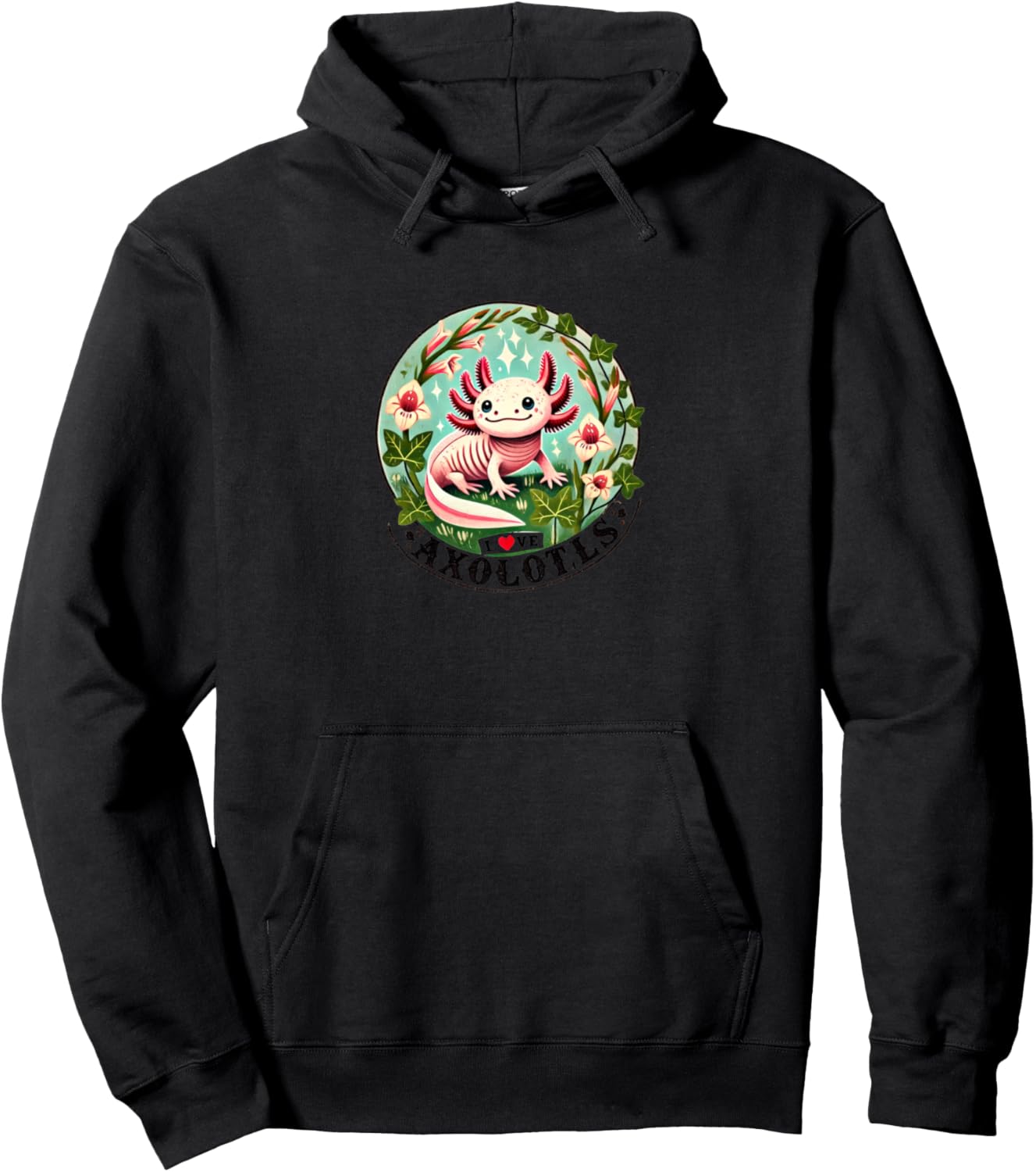 Толстовка с забавным дизайном «Я люблю аксолотлей» Axolotl Flower Loves Snugg, черный
Толстовка с забавным дизайном «Я люблю аксолотлей» Axolotl Flower Loves Snugg, черный