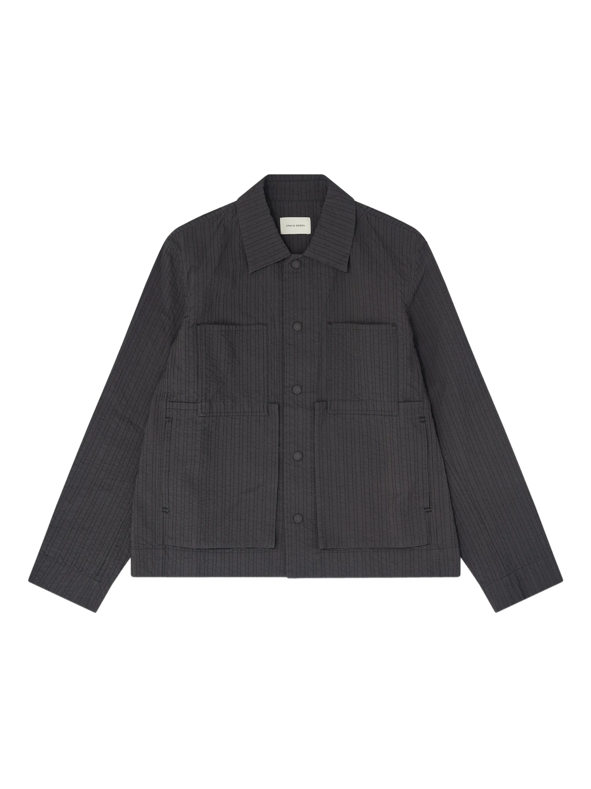 Куртка-рубашка с застежкой на пуговицы Craig Green, серый
Куртка-рубашка с застежкой на пуговицы Craig Green, серый
