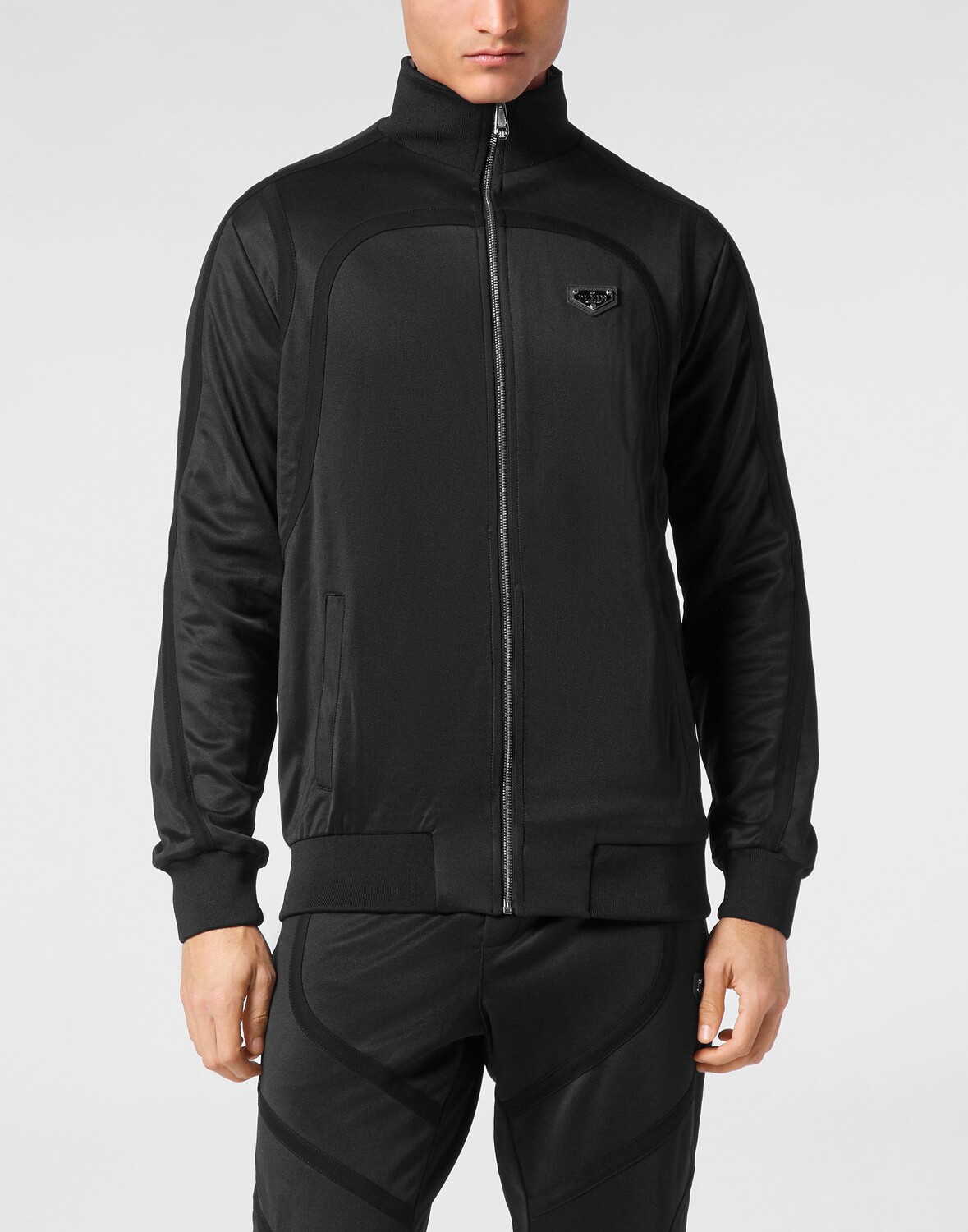 Олимпийская беговая куртка LS Philipp Plein, черный
Олимпийская беговая куртка LS Philipp Plein, черный