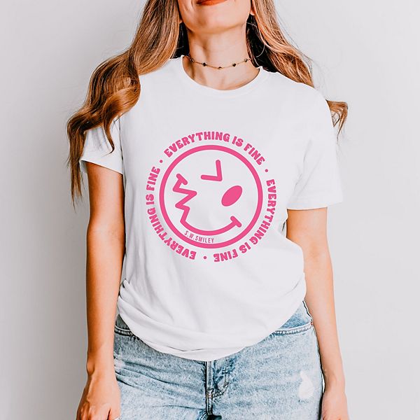 SWSmiley everything is fine - женская футболка с коротким рукавом и принтом Simply Sage Market, White, Белый, SWSmiley everything is fine - женская футболка с коротким рукавом и принтом Simply Sage Market, White
SWSmiley everything is fine - женская футболка с коротким рукавом и принтом Simply Sage Market, White, Белый, SWSmiley everything is fine - женская футболка с коротким рукавом и принтом Simply Sage Market, White