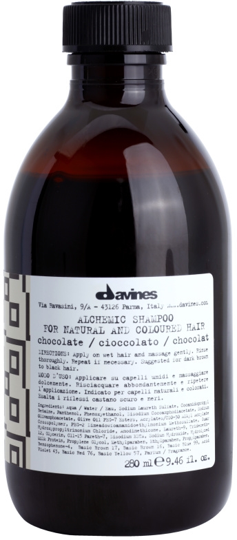 Шоколадный шампунь Alchemic для мелирования цвета волос Davines, 280 мл
Шоколадный шампунь Alchemic для мелирования цвета волос Davines, 280 мл
