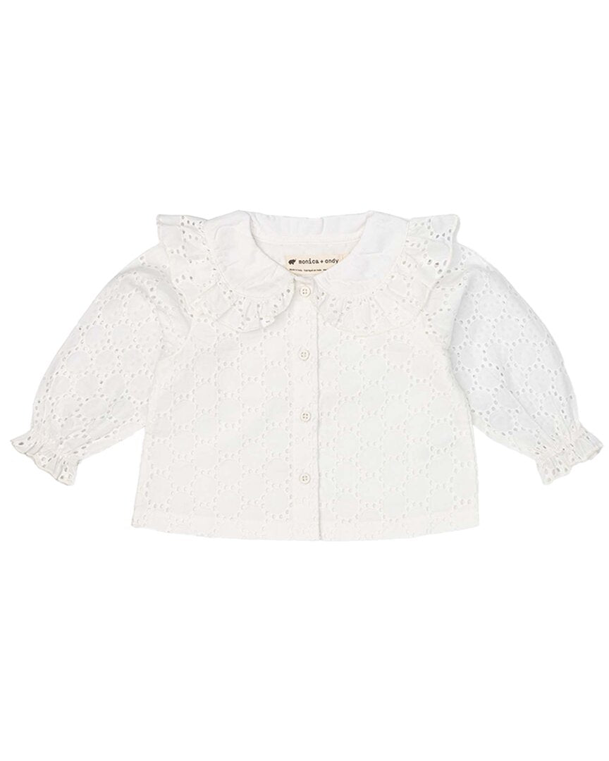 Monica + Andy Блузка с рюшами на воротнике, белый
Monica + Andy Блузка с рюшами на воротнике, белый