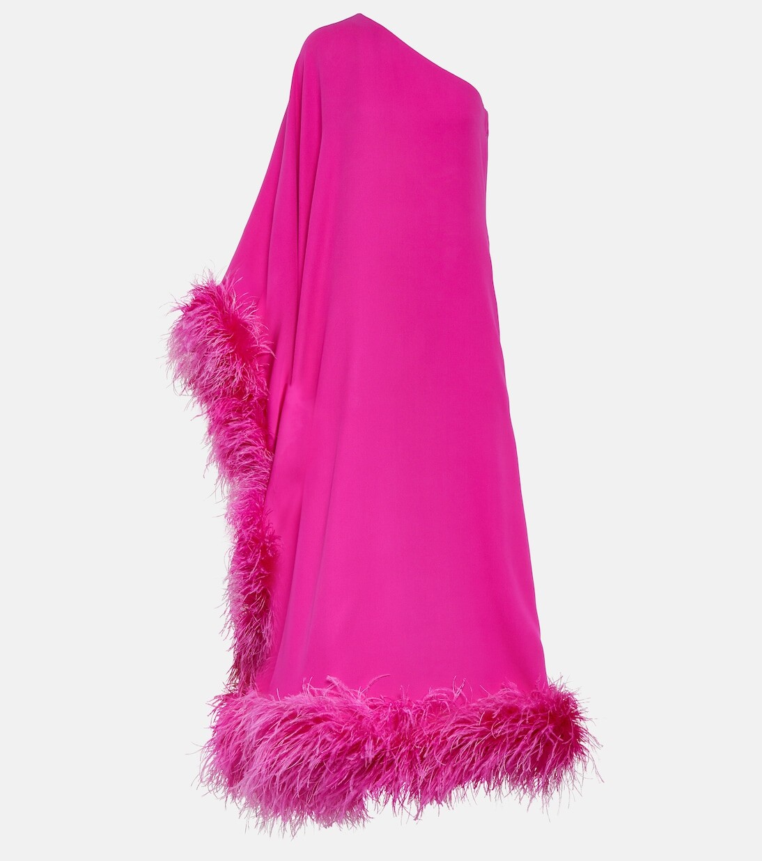 Шелковое платье cady couture с отделкой перьями Valentino, розовый
Шелковое платье cady couture с отделкой перьями Valentino, розовый