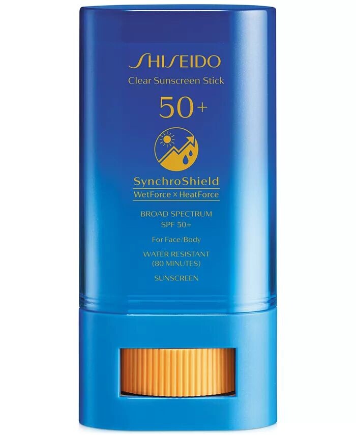 Прозрачный солнцезащитный стик SPF 50+, 20 г Shiseido
Прозрачный солнцезащитный стик SPF 50+, 20 г Shiseido