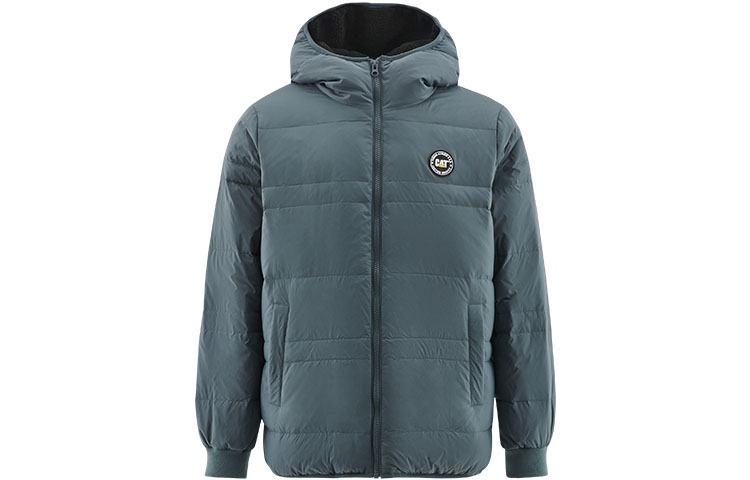 Пуховик унисекс CAT, серо-зеленый
Пуховик унисекс CAT, серо-зеленый