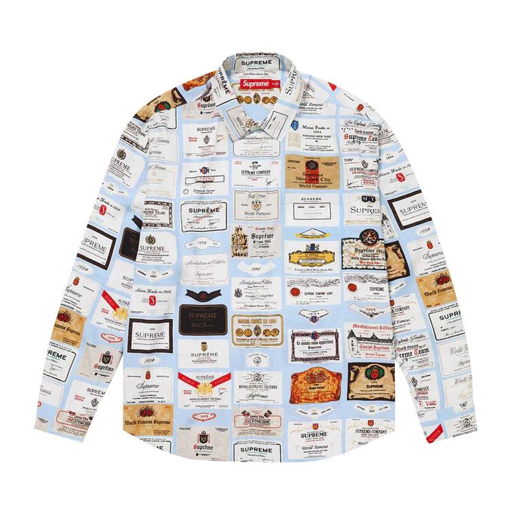 Рубашка Supreme Label Shirt, Light Blue
Рубашка Supreme Label Shirt, Light Blue