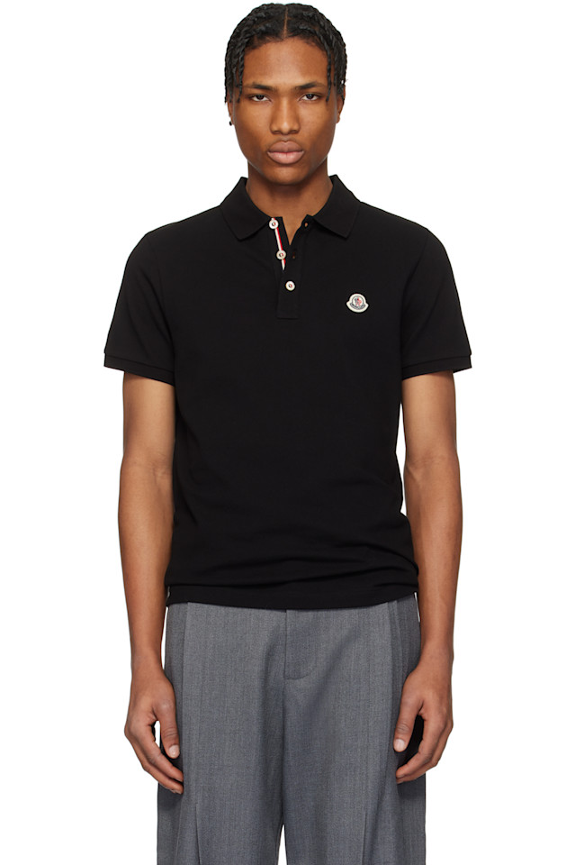 Хлопковая поло с логотипом Moncler, черный
Хлопковая поло с логотипом Moncler, черный