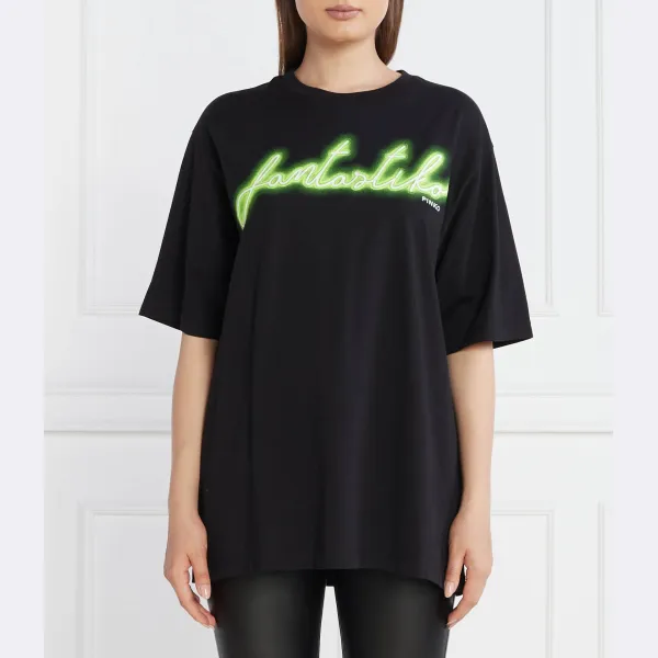 Футболка стандартного кроя Pinko, черный
Футболка стандартного кроя Pinko, черный