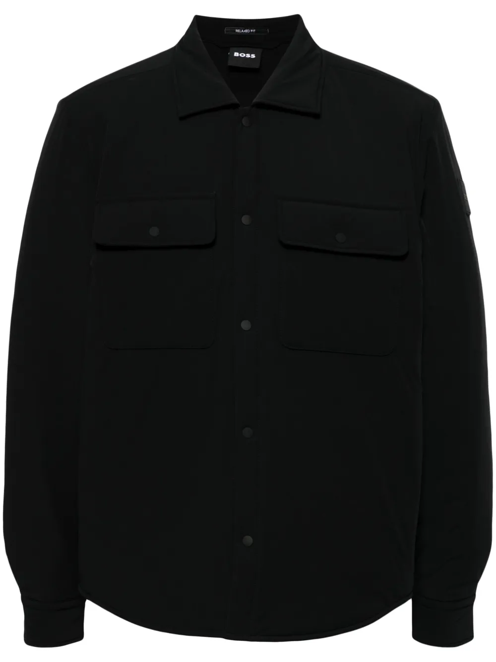 Куртка-рубашка на пуговицах BOSS, черный
Куртка-рубашка на пуговицах BOSS, черный