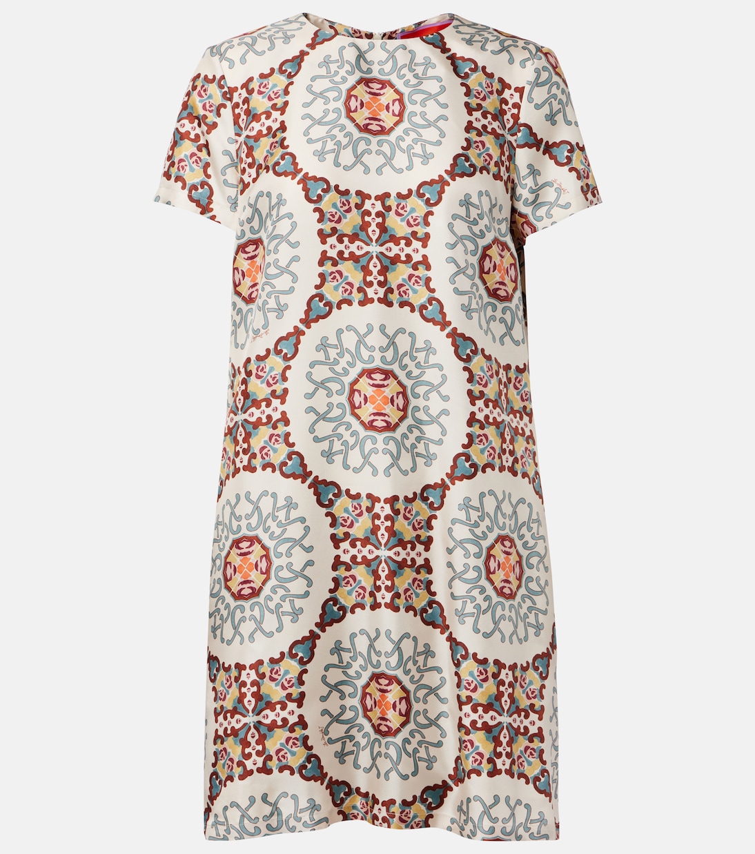 Мини-платье из атласного шелка с принтом в стиле свинг La DoubleJ, Ballata
Мини-платье из атласного шелка с принтом в стиле свинг La DoubleJ, Ballata