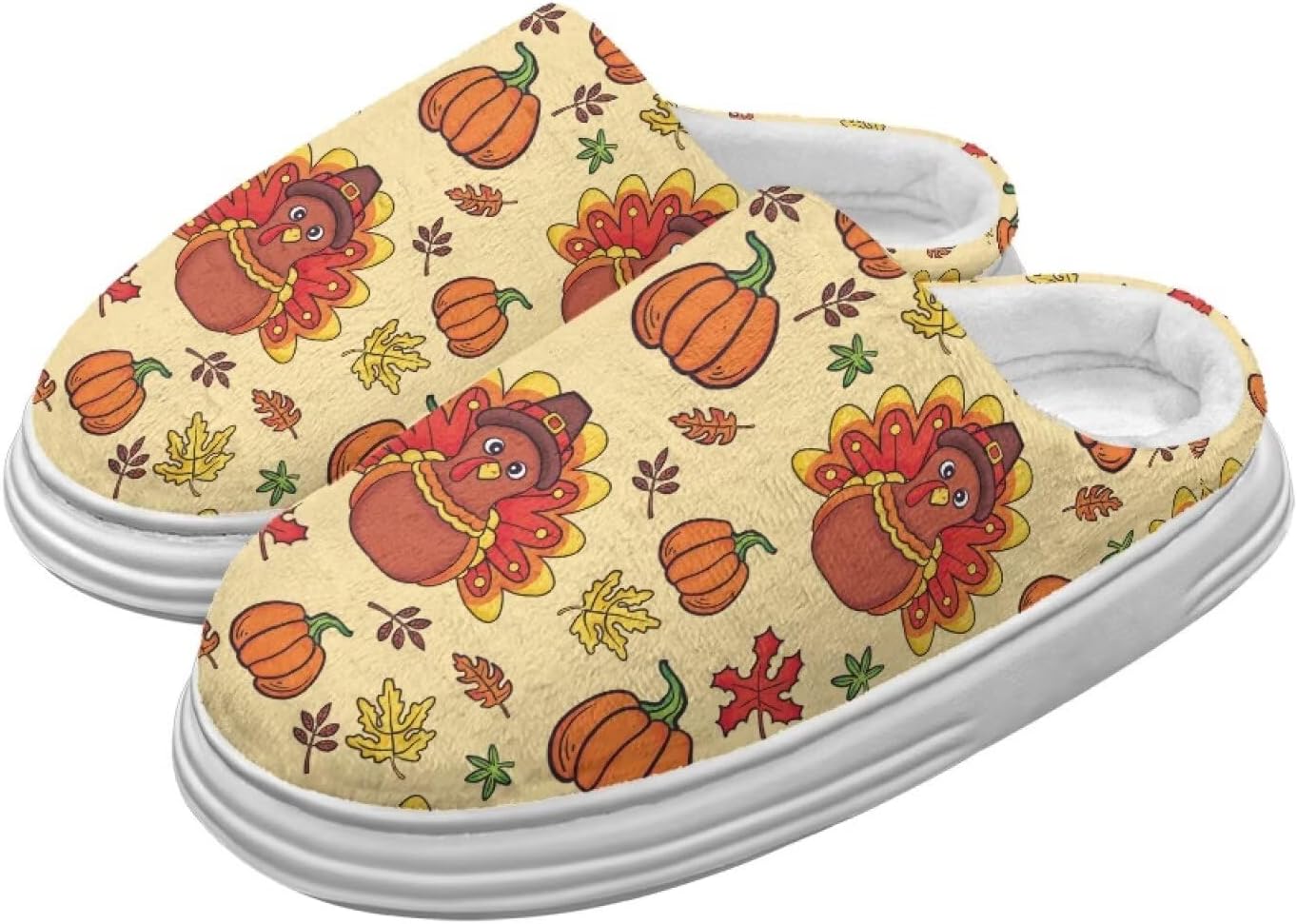 Тапочки Chririnla на День Благодарения для женщин и мужчин, мягкие, уютные, комфортные, плюшевые, легкие, без шнурков, для дома и улицы, с противоскользящей подошвой из EVA, Cartoon Turkey Pumpkin
Тапочки Chririnla на День Благодарения для женщин и мужчин, мягкие, уютные, комфортные, плюшевые, легкие, без шнурков, для дома и улицы, с противоскользящей подошвой из EVA, Cartoon Turkey Pumpkin