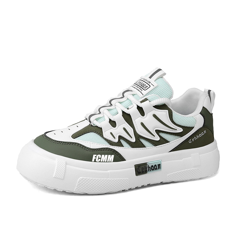 Дышащие увеличивающие рост детские повседневные кроссовки для подростков FCMM, белый/зеленый
Дышащие увеличивающие рост детские повседневные кроссовки для подростков FCMM, белый/зеленый