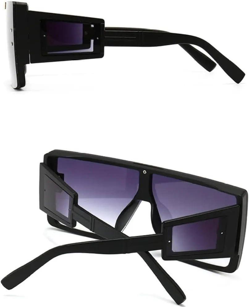 Солнцезащитные очки-маска с козырьком для женщин и мужчин, большие ветрозащитные панк-очки, защитные очки в крупной оправе, спортивные очки UV400 generic, Black
Солнцезащитные очки-маска с козырьком для женщин и мужчин, большие ветрозащитные панк-очки, защитные очки в крупной оправе, спортивные очки UV400 generic, Black