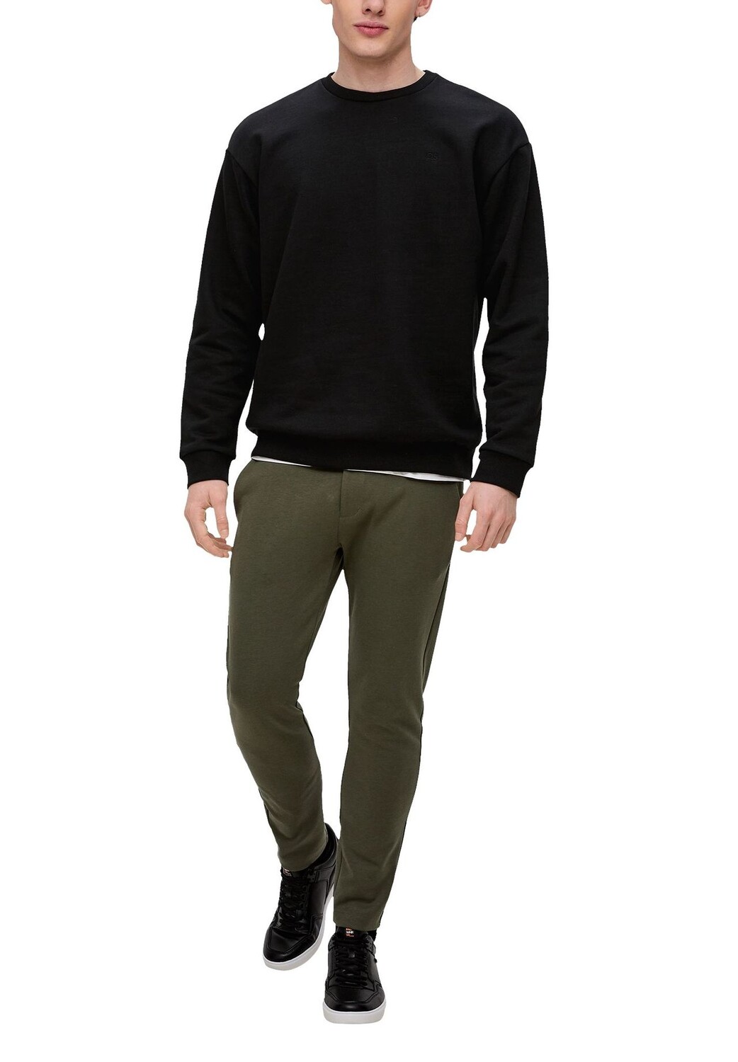 Толстовка, вышивка логотипа, ребристые манжеты, мужская QS, цвет Grey Black
Толстовка, вышивка логотипа, ребристые манжеты, мужская QS, цвет Grey Black