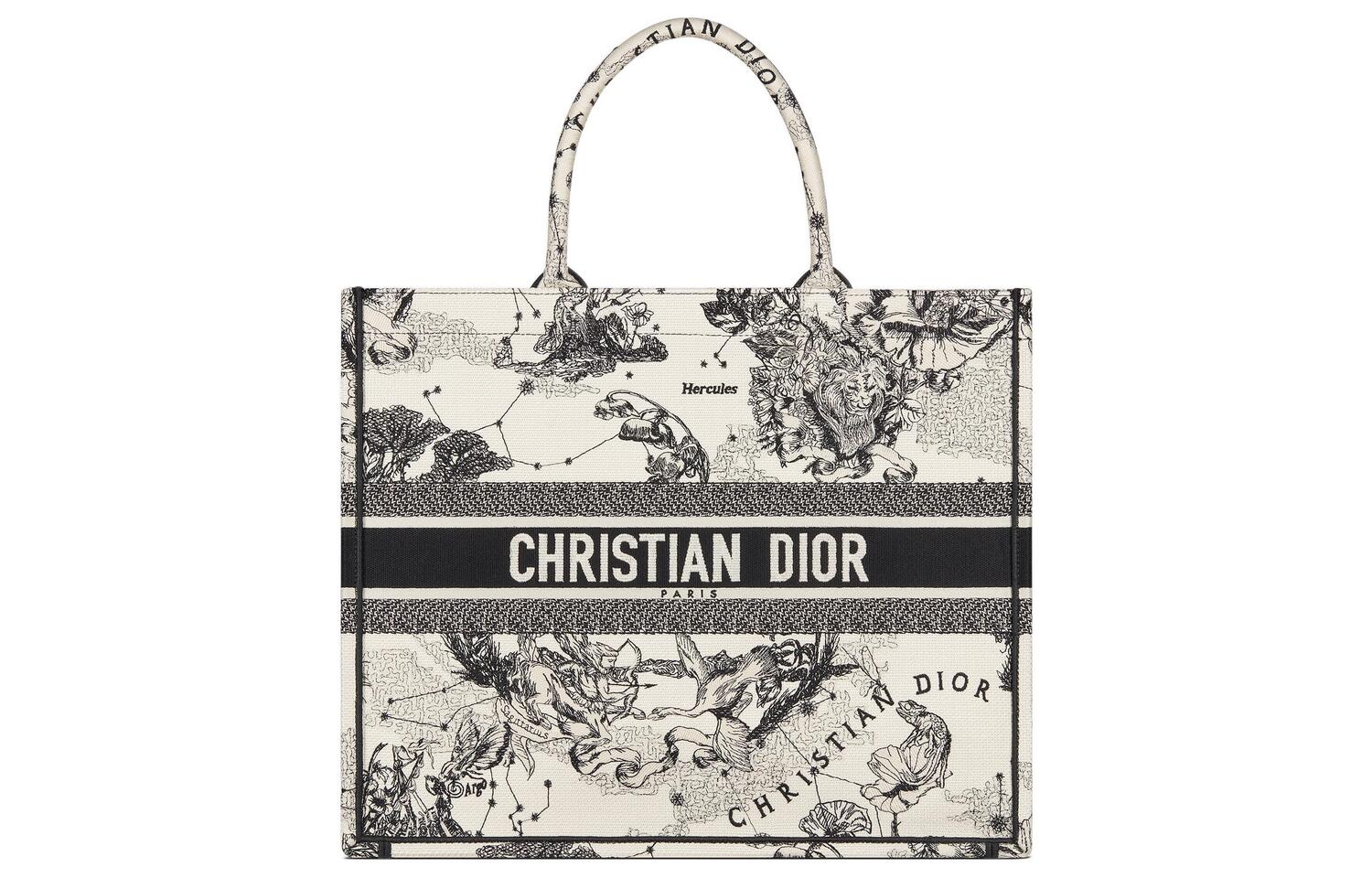 DIOR BookTote Embroidery Tote Bag, Shopping Bag, Handbag Tubas Women's Beige/Black
DIOR BookTote Embroidery Tote Bag, Shopping Bag, Handbag Tubas Women's Beige/Black