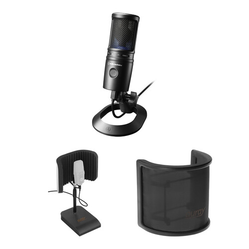 Audio-Technica AT2020USB-X Настольный комплект с отражающим фильтром и всплывающим экраном
Audio-Technica AT2020USB-X Настольный комплект с отражающим фильтром и всплывающим экраном