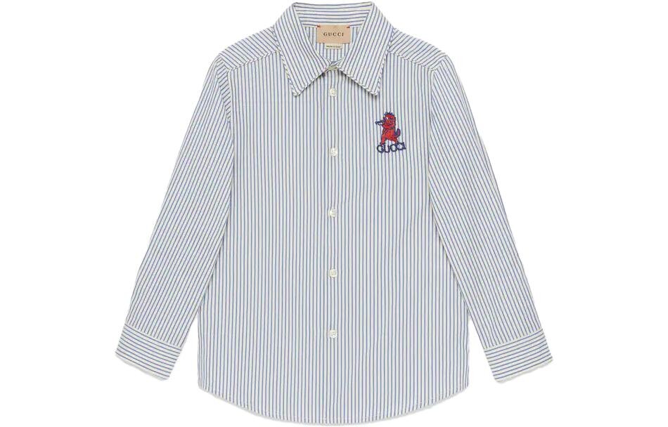 Детская рубашка Gucci, синий
Детская рубашка Gucci, синий