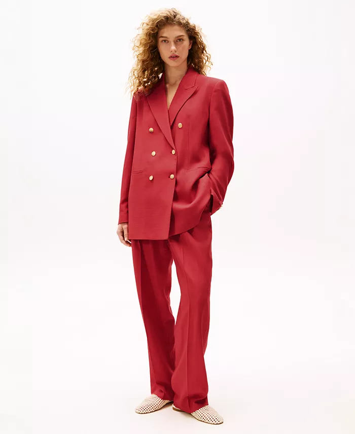 Женские широкие брюки TH x Sofia Richie Grainge Tommy Hilfiger, красный
Женские широкие брюки TH x Sofia Richie Grainge Tommy Hilfiger, красный