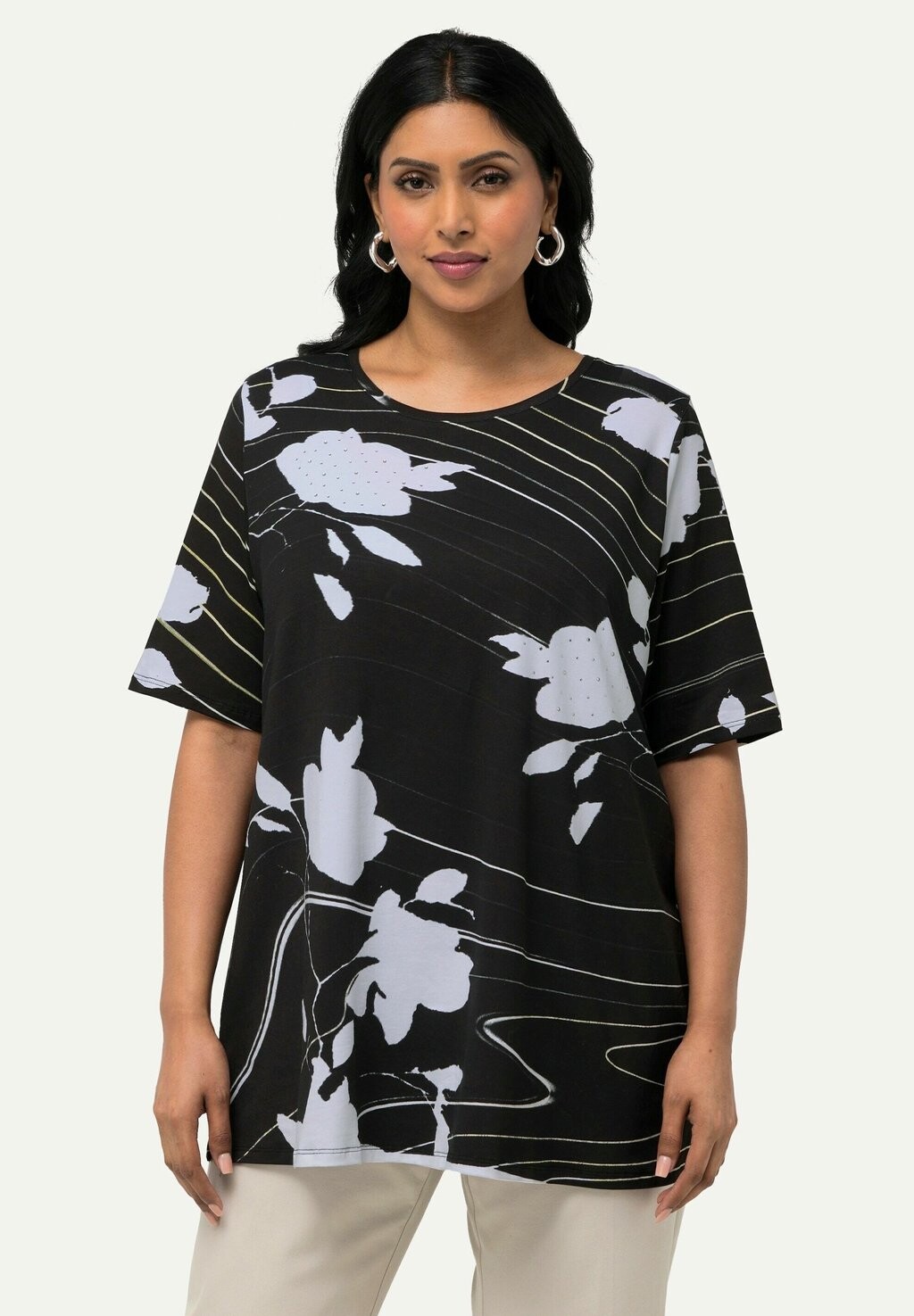 Футболка с принтом Ulla Popken, черный
Футболка с принтом Ulla Popken, черный