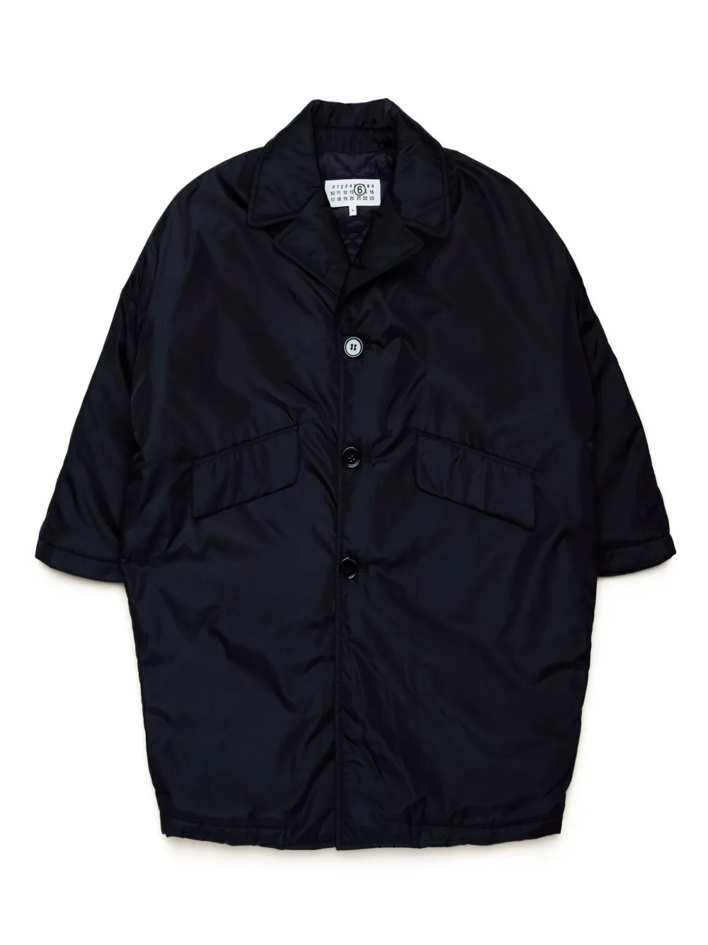 Пуховик с вышитым логотипом MM6 Maison Margiela Kids, черный
Пуховик с вышитым логотипом MM6 Maison Margiela Kids, черный