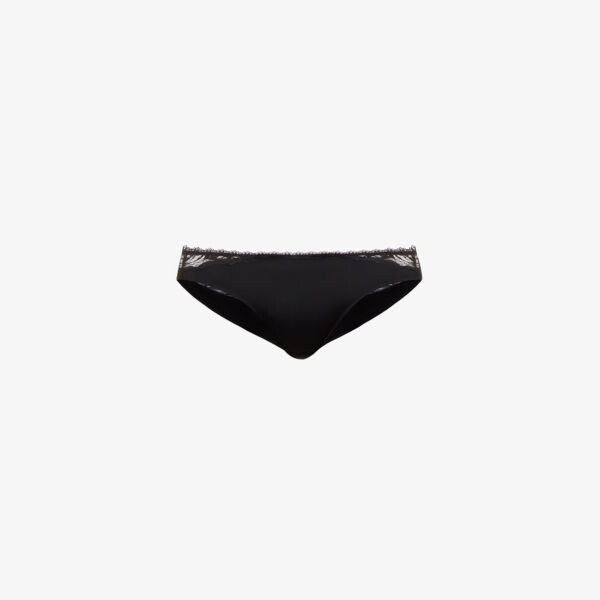 Плавки бикини Comfort Lotus из эластичного кружева Calvin Klein, черный
Плавки бикини Comfort Lotus из эластичного кружева Calvin Klein, черный