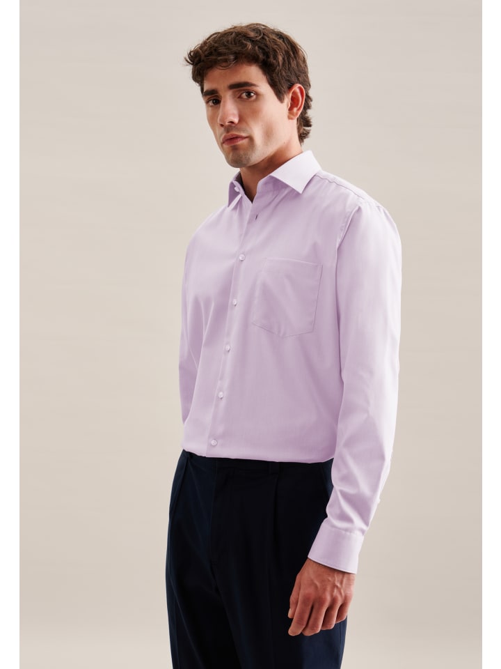 Деловая рубашка, стандартного размера, фиолетового цвета Seidensticker
Деловая рубашка, стандартного размера, фиолетового цвета Seidensticker