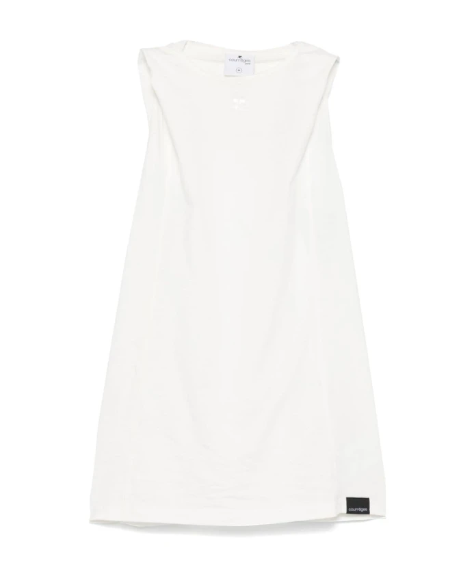 Топ без рукавов со спиной борцовкой Courrèges, белый
Топ без рукавов со спиной борцовкой Courrèges, белый