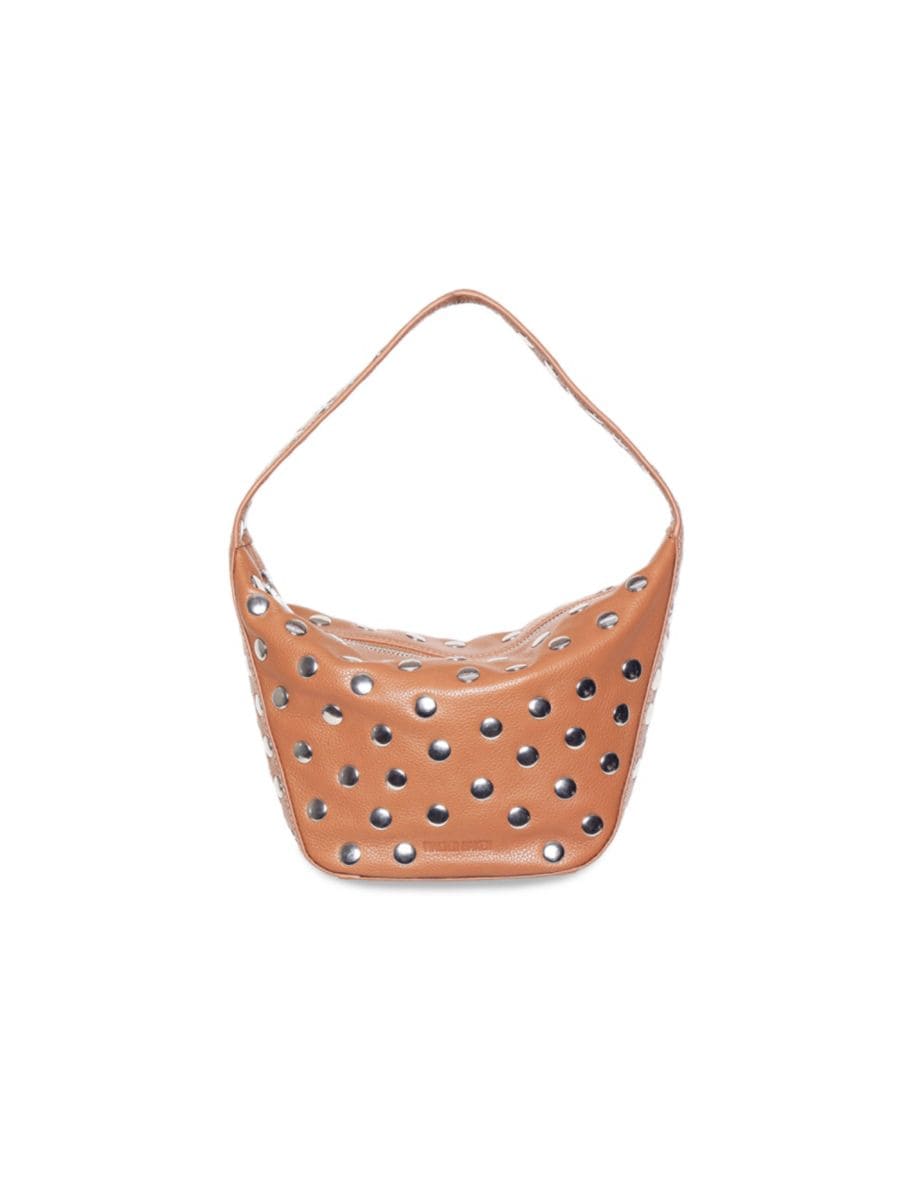 Кожаная сумка через плечо Hendrix с заклепками Walter Baker, кэмел
Кожаная сумка через плечо Hendrix с заклепками Walter Baker, кэмел