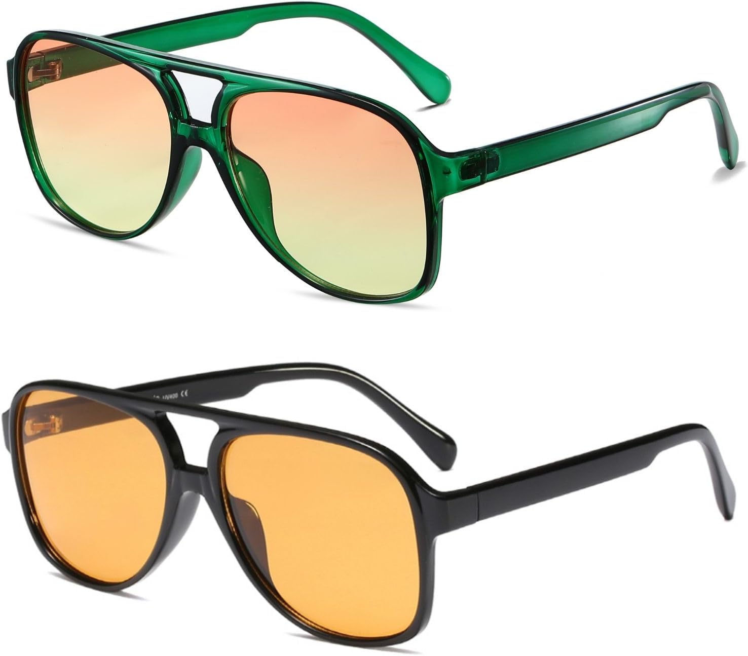 Солнцезащитные очки Freckles Mark в винтажном стиле ретро 70-х годов для женщин и мужчин, классические большие квадратные очки-авиаторы, модные очки, 2p: Yellow & Green
Солнцезащитные очки Freckles Mark в винтажном стиле ретро 70-х годов для женщин и мужчин, классические большие квадратные очки-авиаторы, модные очки, 2p: Yellow & Green