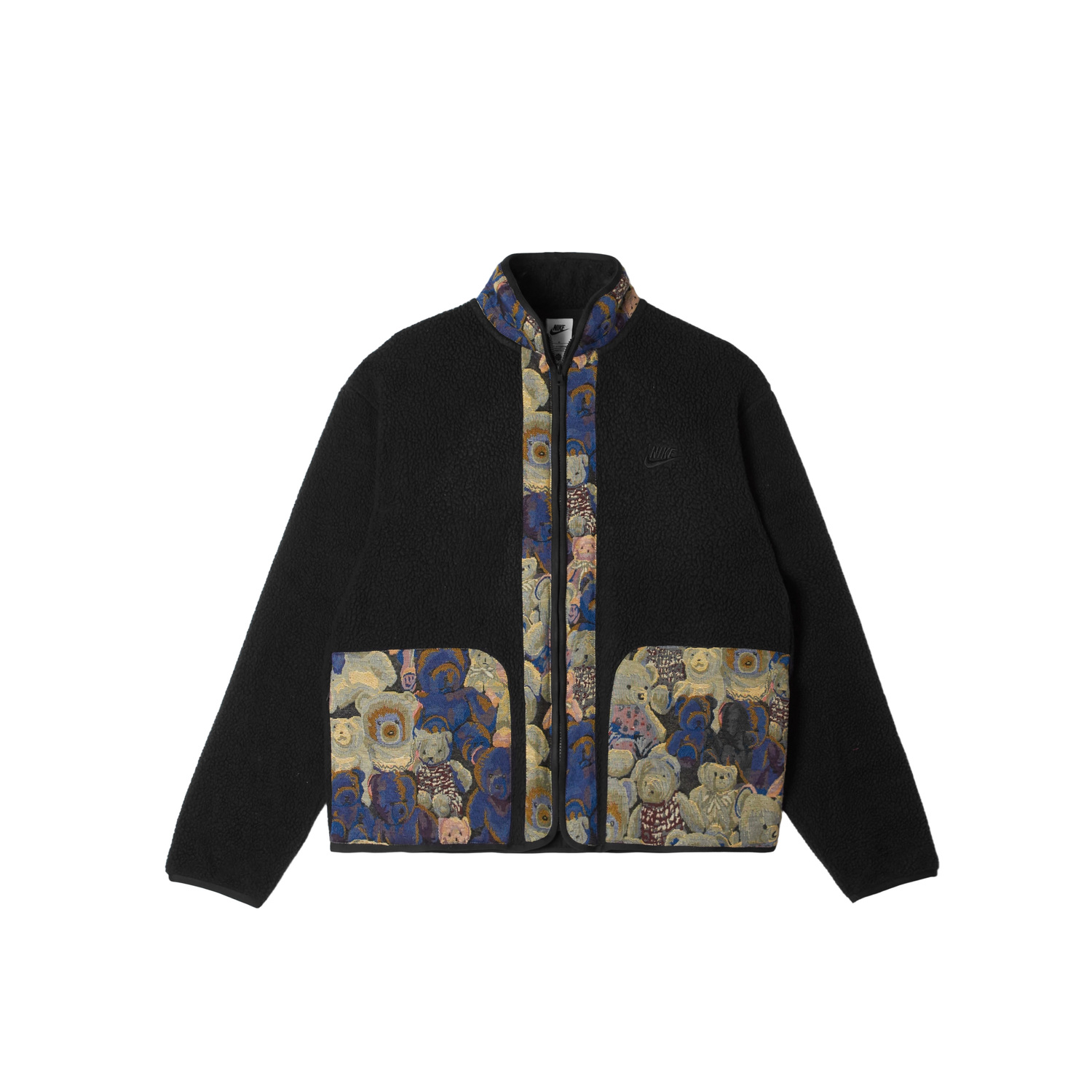 Nike Мужской бархатный пиджак, черный, с воротником-стойкой, средней высоты
Nike Мужской бархатный пиджак, черный, с воротником-стойкой, средней высоты