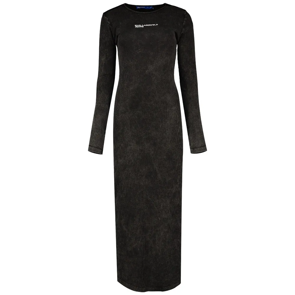 Платье Karl Lagerfeld A1W13005 long sleeve, черный 
Платье Karl Lagerfeld A1W13005 long sleeve, черный