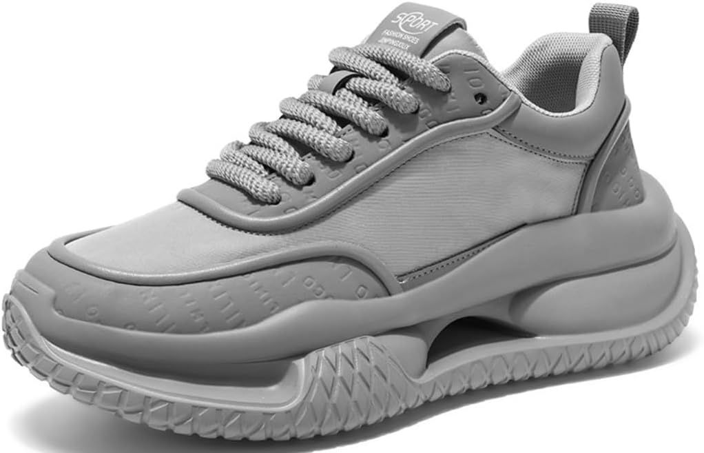 Мужские удобные легкие повседневные кроссовки для тенниса с толстой подошвой, увеличивающей рост, для бега и прогулок Lexamen, серый
Мужские удобные легкие повседневные кроссовки для тенниса с толстой подошвой, увеличивающей рост, для бега и прогулок Lexamen, серый