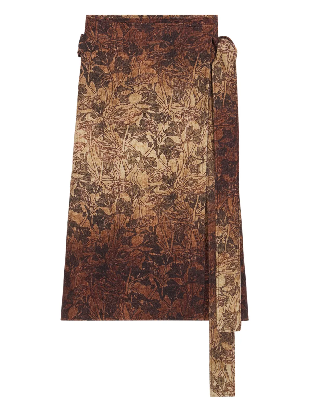 Юбка миди с запахом и принтом Pierre-Louis Mascia, коричневый
Юбка миди с запахом и принтом Pierre-Louis Mascia, коричневый