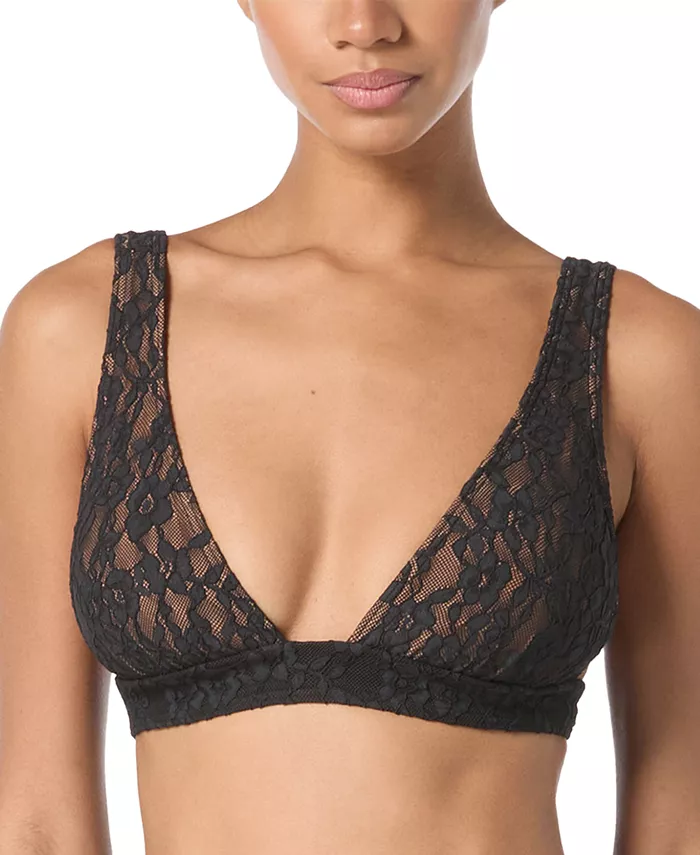 Кружевной топ с завязками на спине Michael Kors, черный
Кружевной топ с завязками на спине Michael Kors, черный