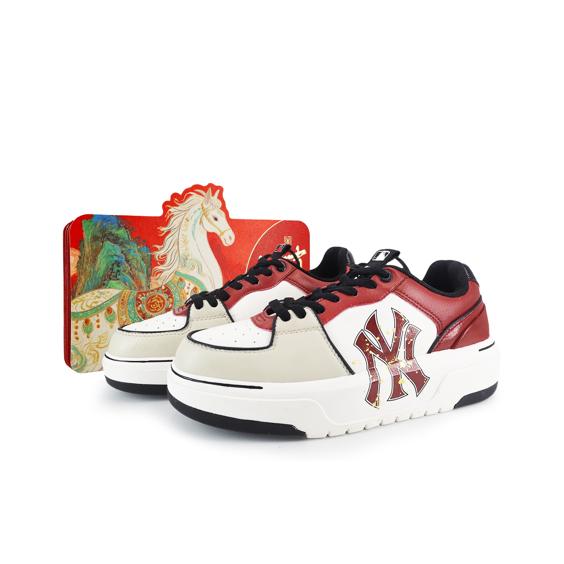 MLB Кроссовки для скейтбординга Chunky Liner EIGHT% Auspicious, устойчивые к истиранию, низкие, унисекс, красные, золотые
MLB Кроссовки для скейтбординга Chunky Liner EIGHT% Auspicious, устойчивые к истиранию, низкие, унисекс, красные, золотые