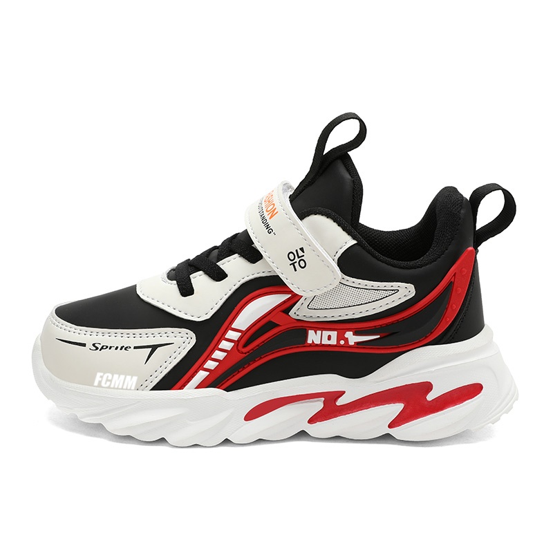 Противоскользящая износостойкая повседневная обувь для детей FCMM, черный/красный
Противоскользящая износостойкая повседневная обувь для детей FCMM, черный/красный