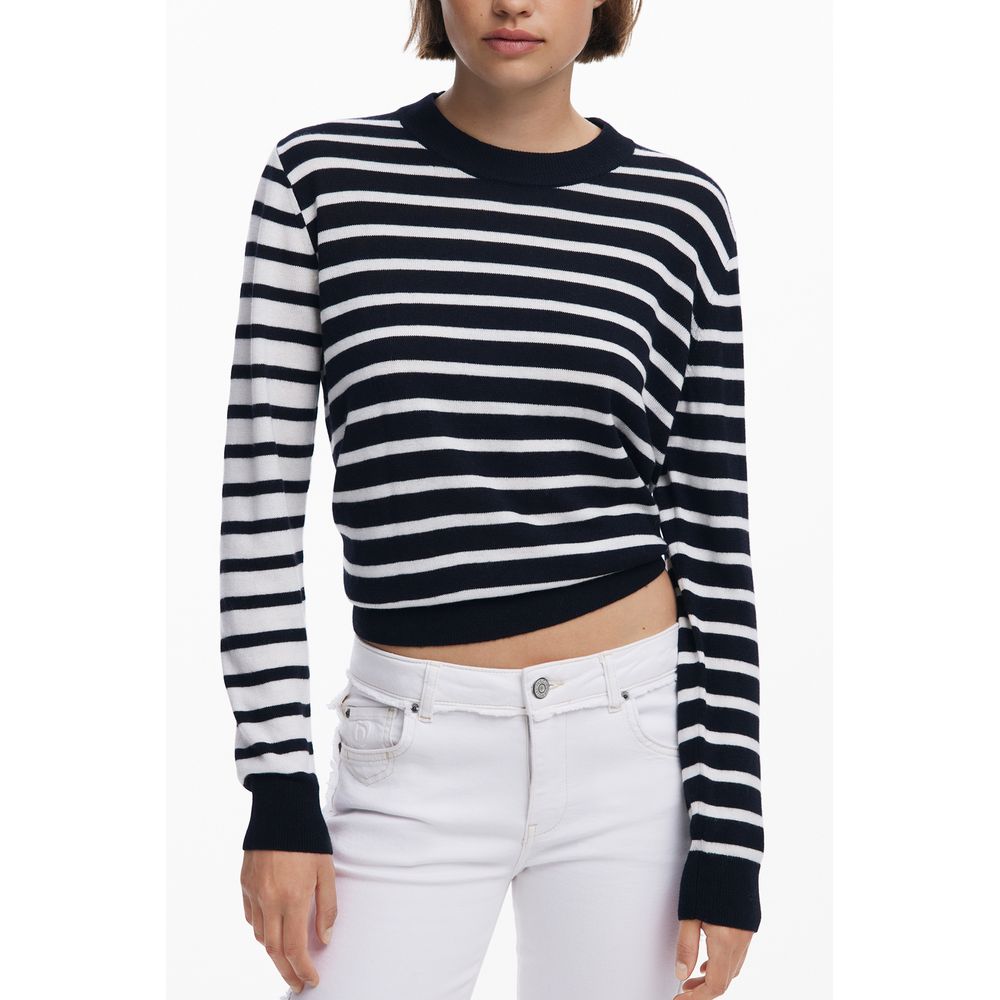 Черный шерстяной женский свитер Desigual
Черный шерстяной женский свитер Desigual