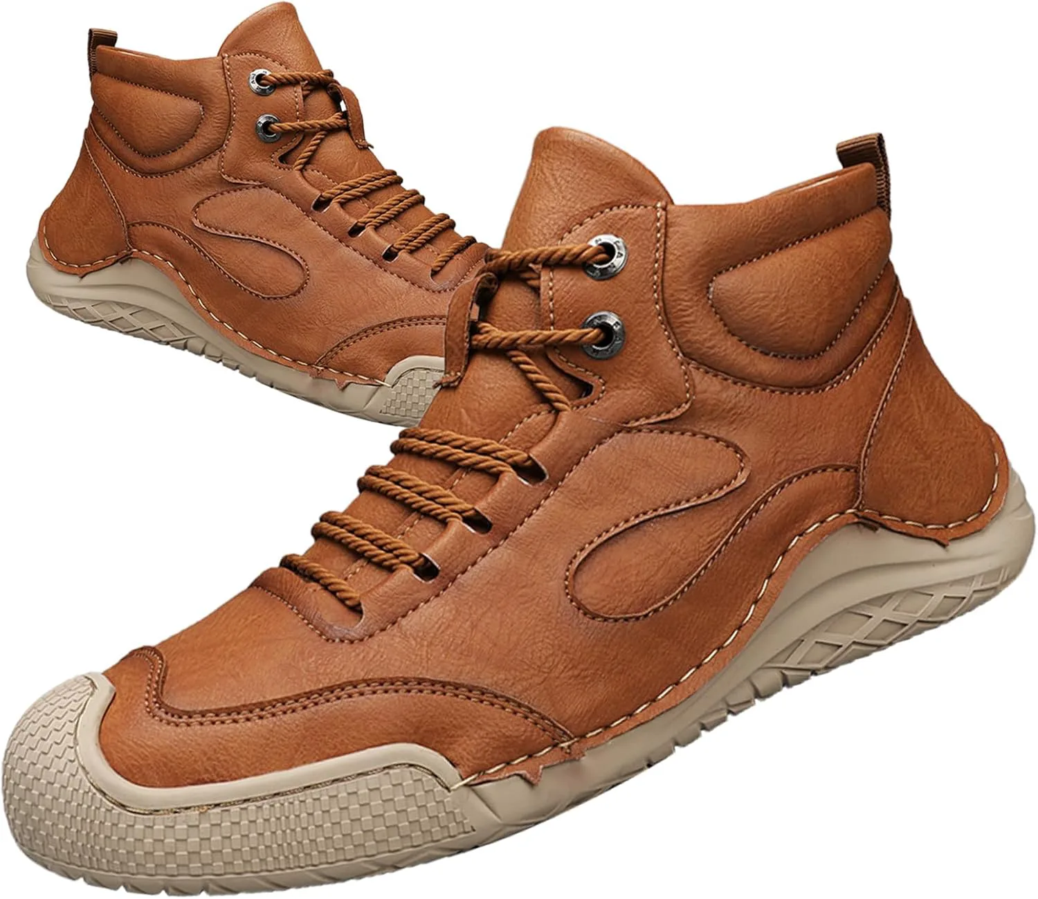 Мужские кожаные ботинки Lossarye с защитным носком, ручной работы, легкие, с нескользящей подошвой, высокие, на шнуровке, повседневные, для прогулок, на открытом воздухе, износостойкие, водонепроницаемые, для походов, светло-коричневый
Мужские кожаные ботинки Lossarye с защитным носком, ручной работы, легкие, с нескользящей подошвой, высокие, на шнуровке, повседневные, для прогулок, на открытом воздухе, износостойкие, водонепроницаемые, для походов, светло-коричневый