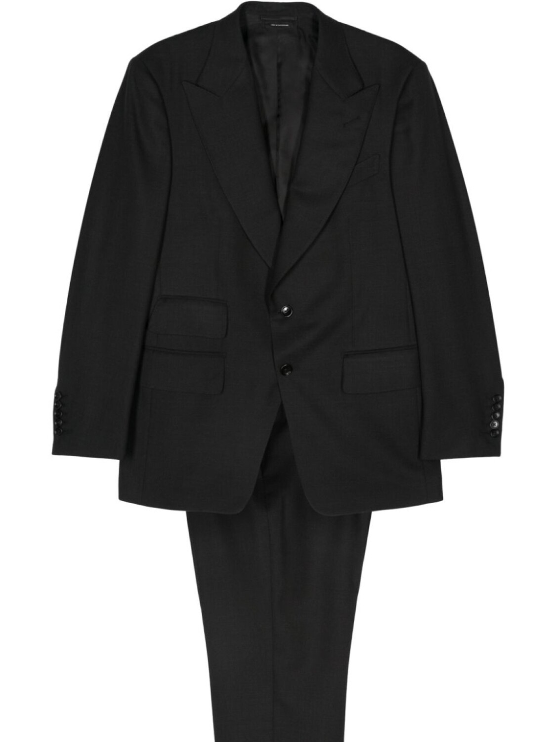 Костюм с однобортным пиджаком TOM FORD, черный
Костюм с однобортным пиджаком TOM FORD, черный