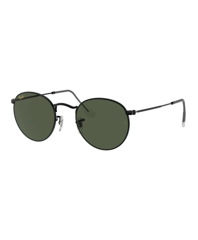 Ретро круглые металлические солнцезащитные очки Ray-Ban, черный
Ретро круглые металлические солнцезащитные очки Ray-Ban, черный