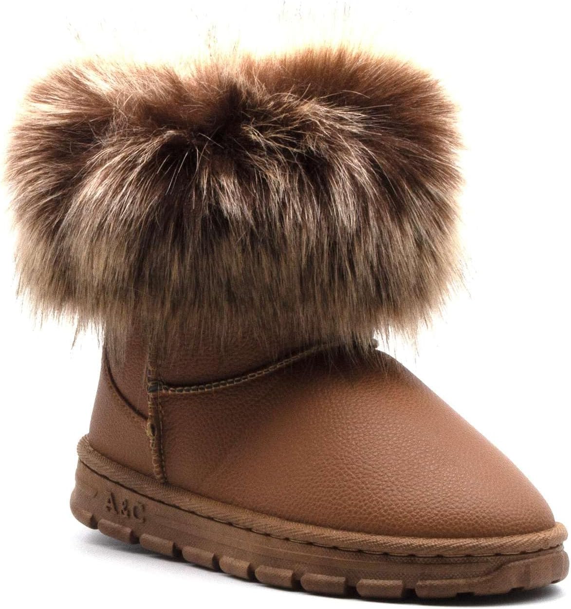 Детские зимние сапожки для девочек Jazamé с теплым мехом и манжетами на щиколотке, Tan-Fur
Детские зимние сапожки для девочек Jazamé с теплым мехом и манжетами на щиколотке, Tan-Fur